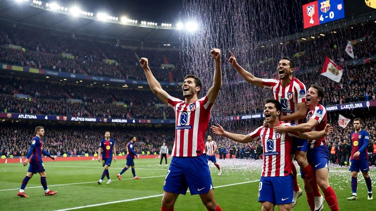 Atlético Madrid Humiliates Barcelona 4–0 in Copa del Rey Thriller