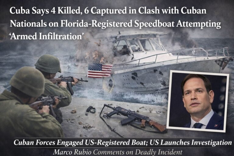 Cuba Speedboat Clash Kills 4, Six Captured Cuba speedboat clash