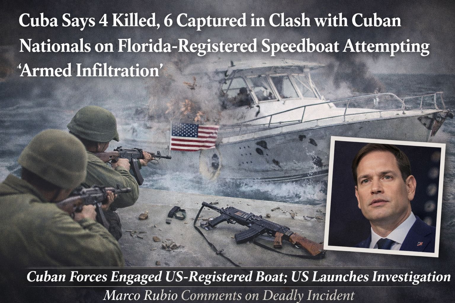 Cuba speedboat clash