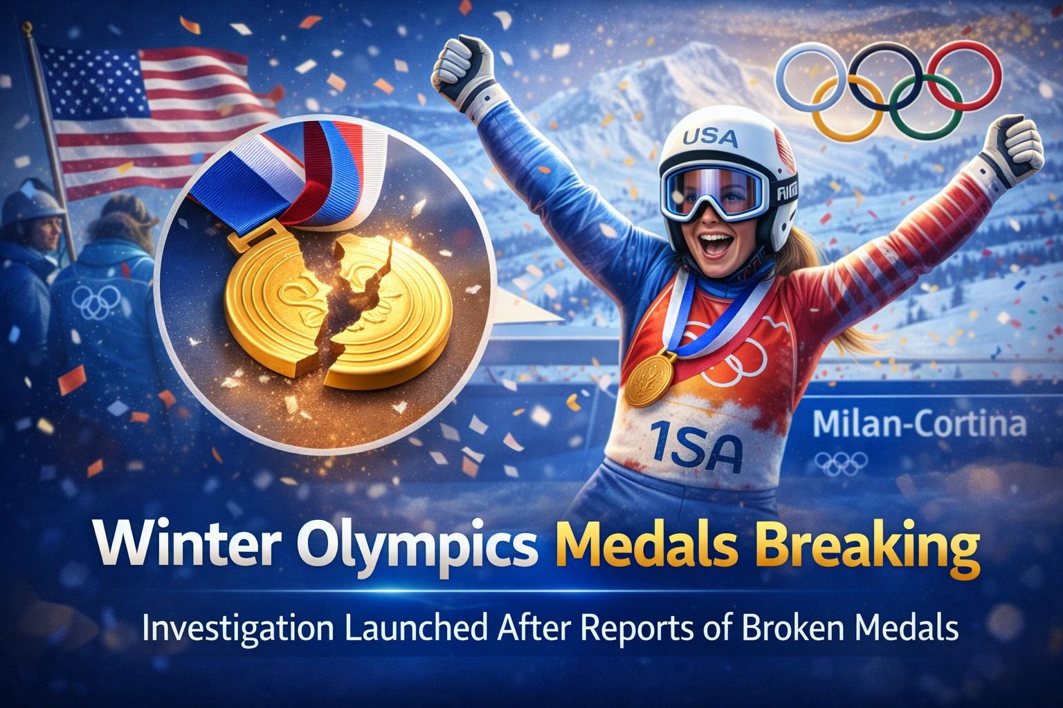 Winter Olympics Medals Breaking: Investigation Launched After Athletes Report Damage