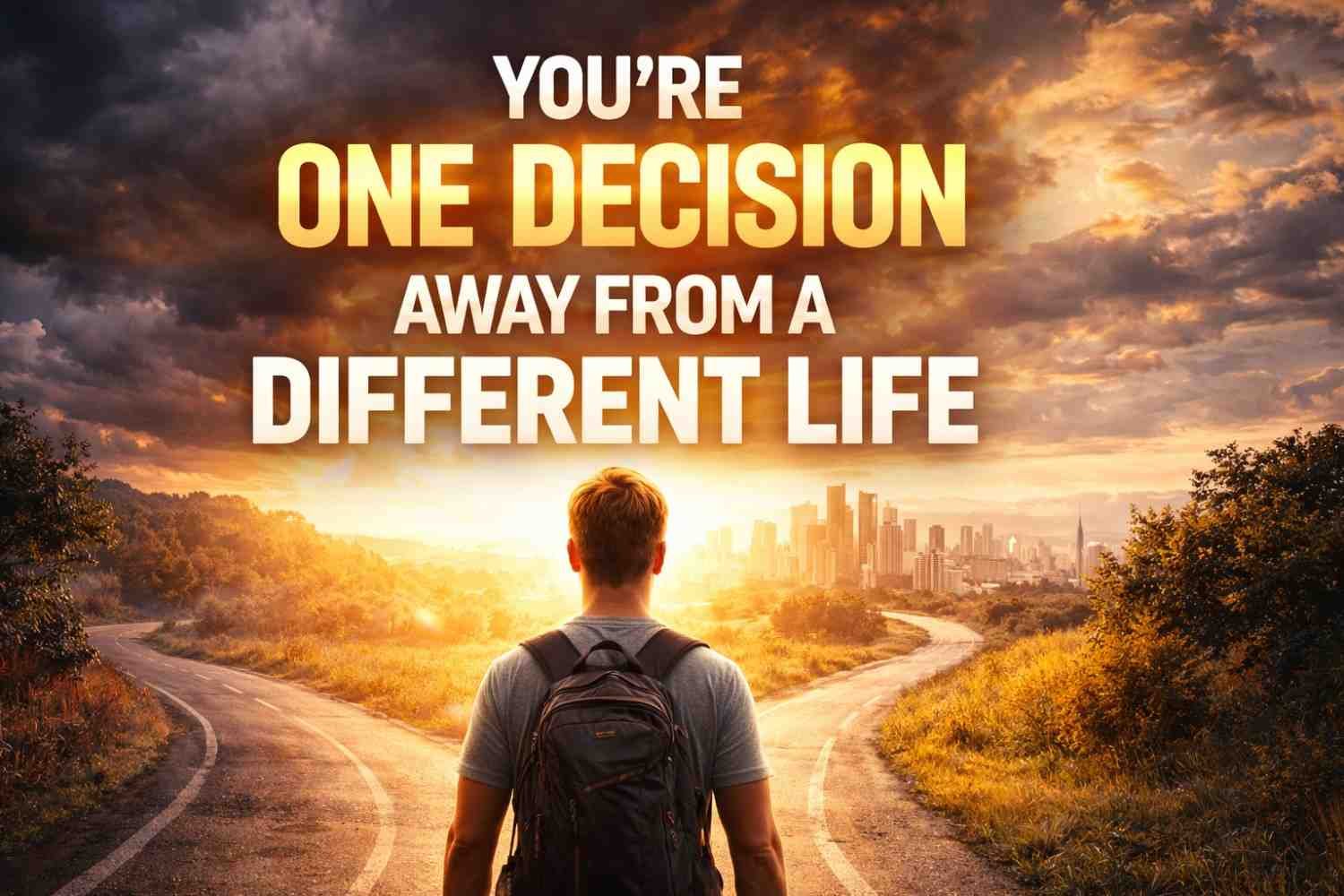 Life Changing Decision: You Are One Choice Away From Everything