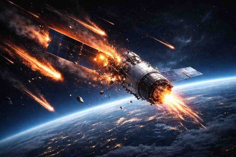 nasa satellite crash